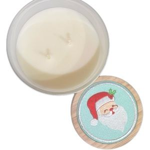 NWT! 🎅🏼 DW HOME Sugar Cookie Santa Lid Design Double Wick 13.6 oz Candle